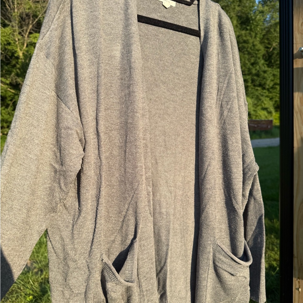 Maurices Heather Gray Women's Cardigan